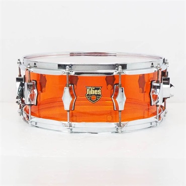 fibes 【USED】 Crystalite Amber 14×5.5 Acrylic Snare Drum [Made In 