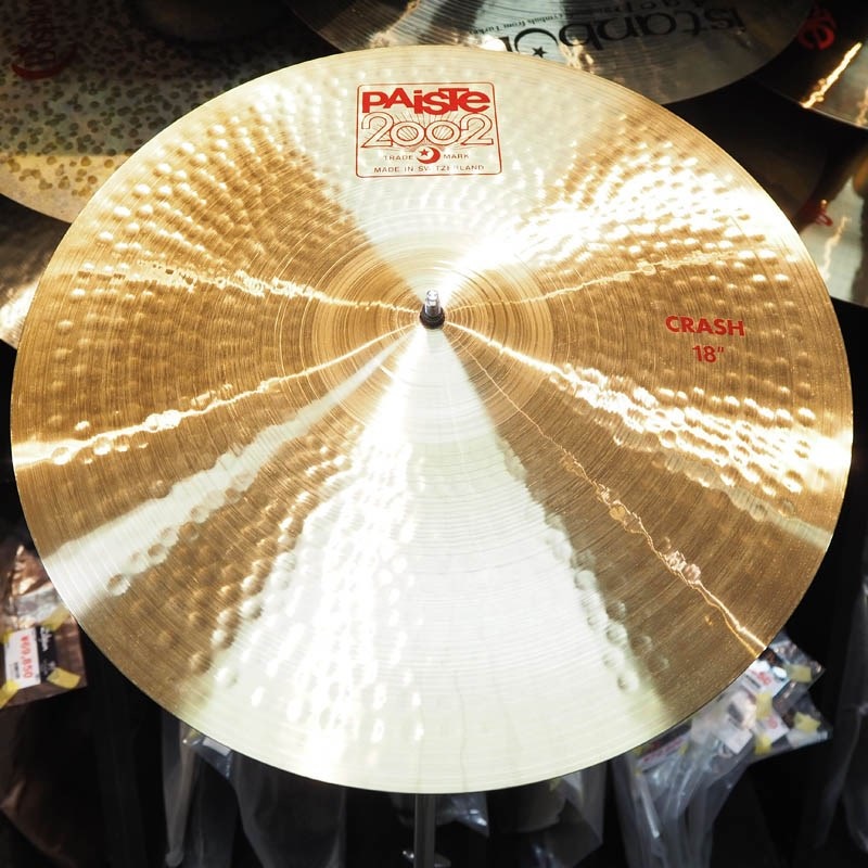 Paiste 2002 Heavy Crash シンバル、18インチのサイズ Paiste 2002 Heavy Crash シンバル、18インチのサイズ