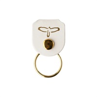Pick Holder Key Ring White [ピックケース]