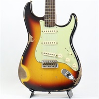 2023 Collection Time Machine 1960 Stratocaster Heavy Relic (Aged 3-Color Sunburst) [SN.CZ572236]
