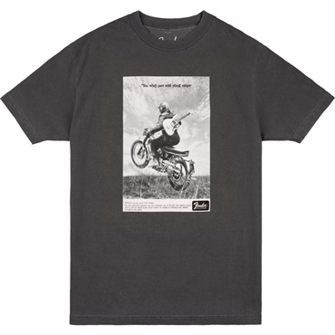Fender USA VINTAGE AD SURFER TEE SHIRT OCEAN (S)(#9194122306