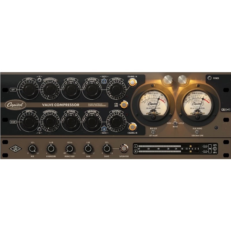 Universal Audio 【ユニバーサルオーディオUAD Half-Yearly Sale！】Capitol Mastering Compressor [UAD Native Plugin] (代引不可)(オンライン納品)