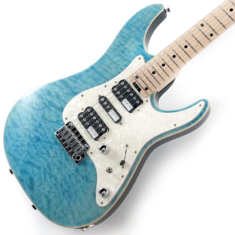 ギター Schecter / SD-II-24-BW aqua blue SCHECTER SD-2-24-AL-VTR (Aqua Blue/Rosewood) ｜イケベ楽器店