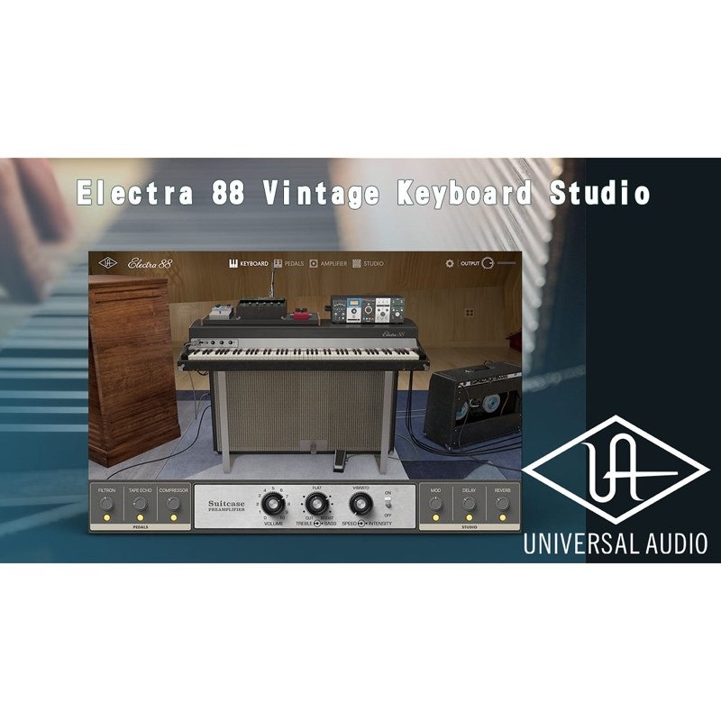 Universal Audio 【ユニバーサルオーディオUAD Half-Yearly Sale！】Electra 88 Vintage Keyboard Studio [UAD Native Plugin] (代引不可)(オンライン納品)