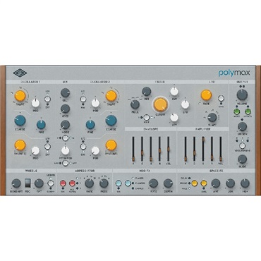 【ユニバーサルオーディオUAD Half-Yearly Sale！】PolyMAX Synth [UAD Native Plugin] (代引不可)(オンライン納品)