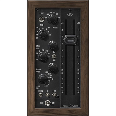 Universal Audio 【ユニバーサルオーディオUAD Half-Yearly Sale！】UAD Helios Type 69 Preamp and EQ Collection [UAD Native Plugin] (代引不可)(オンライン納品)