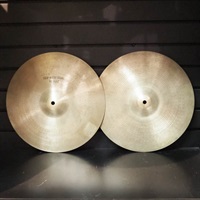 【VINTAGE】70s A Zildjian New Beat HiHat 14 pair [Top:1010g/Bottom:1432g]