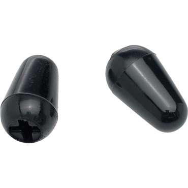 Fender USA 【期間限定セール】 Stratocaster Switch Tips Black (2個入り) [0994939000]