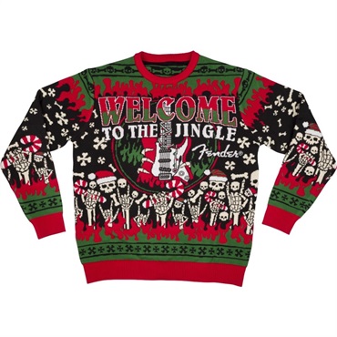 【創業50周年大決算SALE】 Fender Ugly Christmas Sweater 2024 (XL size) [9195222606]