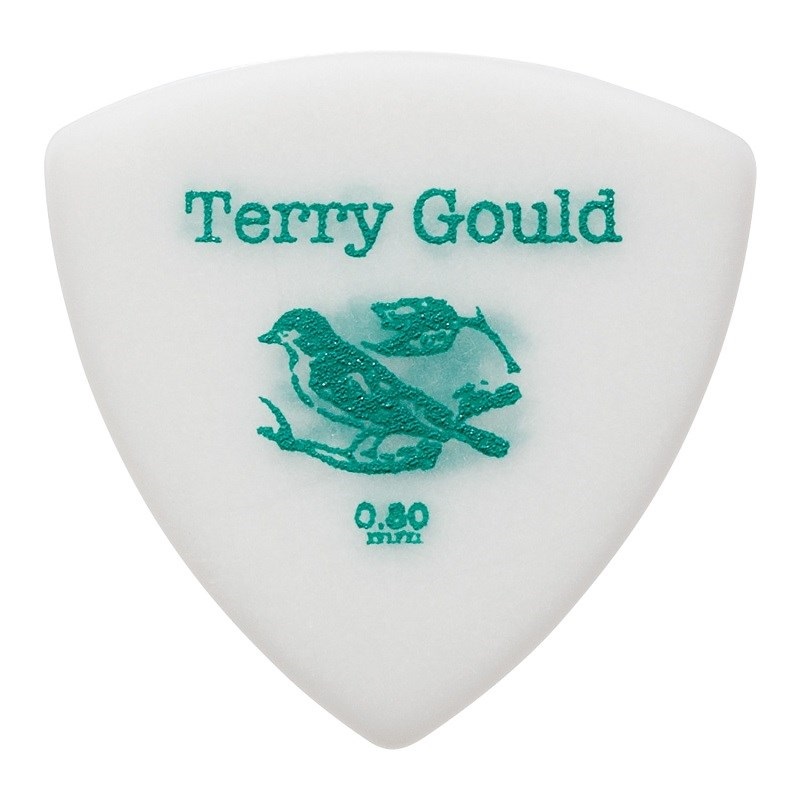 PICK BOY Terry Gould Sand Grip GUITAR PICK (WHITE/オニギリ型) [0.80mm]