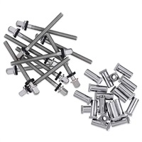 DWSMTP50TS [True Pitch 50 Tension Rods / 8~13 inch Tom / Stainless Steel]