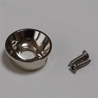 【新楽器応援セール】 Electrosocket Jack Plate gloss Nickel [9499]