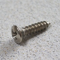 Pickguard screws Fender style inch Nickel (20本入り) [475]