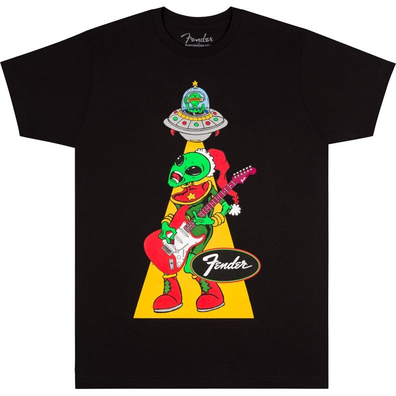 Fender USA FENDER(R) UGLY CHRISTMAS T-SHIRT ALIEN S (SMALL)(#9194000306)