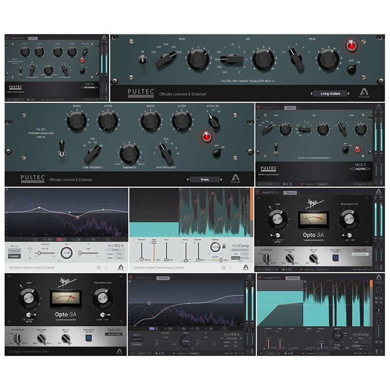 APOGEE Apogee FX Bundle - Bundle of all 5 plugins (アポジー)(ソフトウェアバンドル)(オンライン納品)(2時間以内に納品)