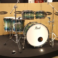 Masters Maple Gum 5pc Drum Set - Scuba Blue Over Black Limba w/Nickel Hardware【Pearlファクトリーツアー2024オーダー品】