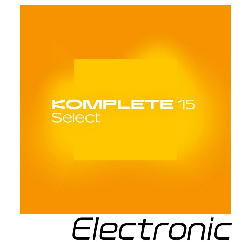 Native Instruments Komplete 15 Select Electronic (ネイティブインストルメンツ)(コンプリート)(オンライン納品)(2時間以内に納品)