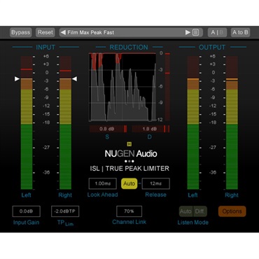 ISL 2 ST | True Peak Limiter (stereo only)(オンライン納品)(2時間以内に納品)