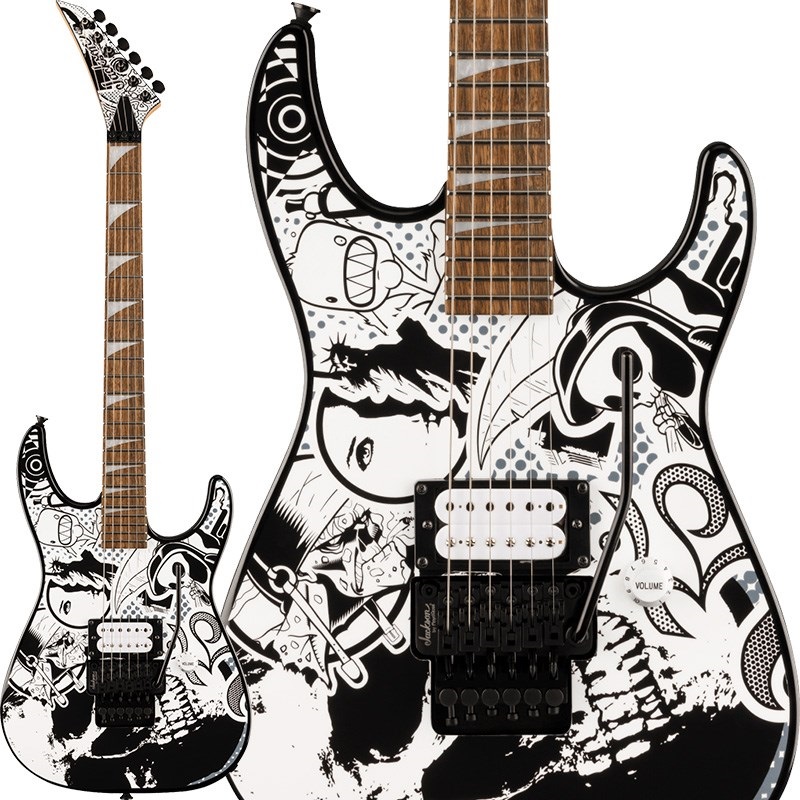 Jackson X Series Dinky DK1 H (Skull Kaos/Laurel) ｜イケベ楽器店