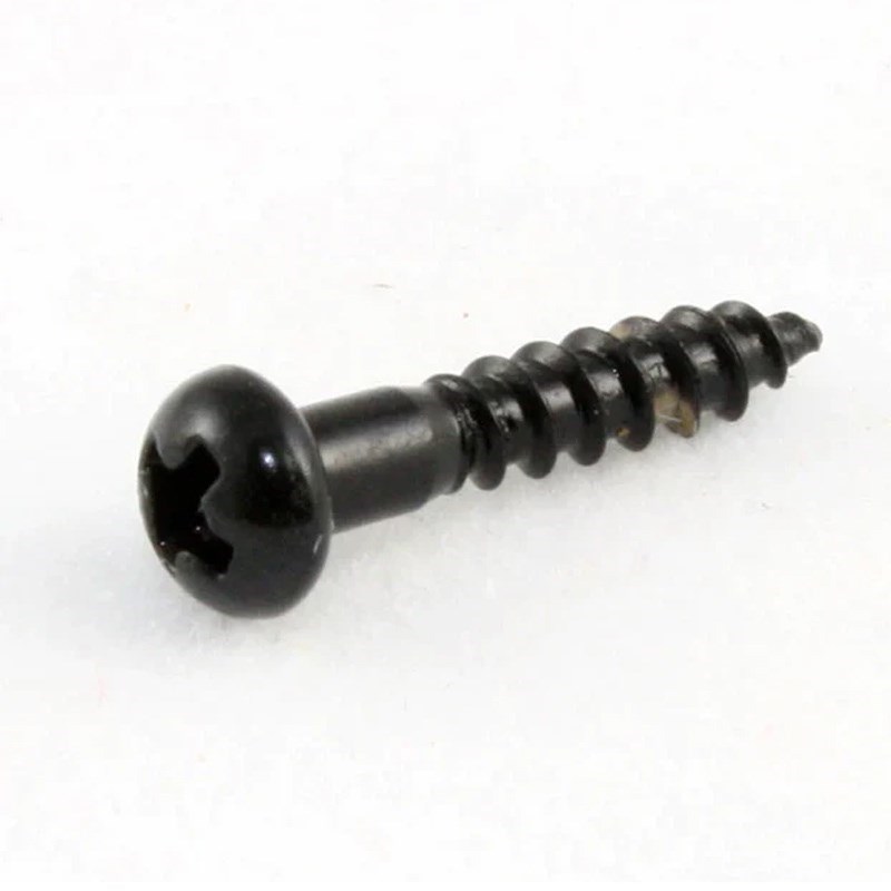 ALLPARTS 【GW激得セール】 #7503 Pack of 16 Long Black Machine Head Screws