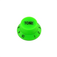 【新楽器応援セール】 #5052 Set of 2 Green Tone Knobs