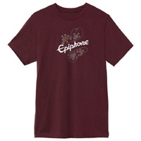 【創業50周年大決算SALE】 Epiphone Frontier Tee (Red)， (Medium) [GA-EFRDTMD]