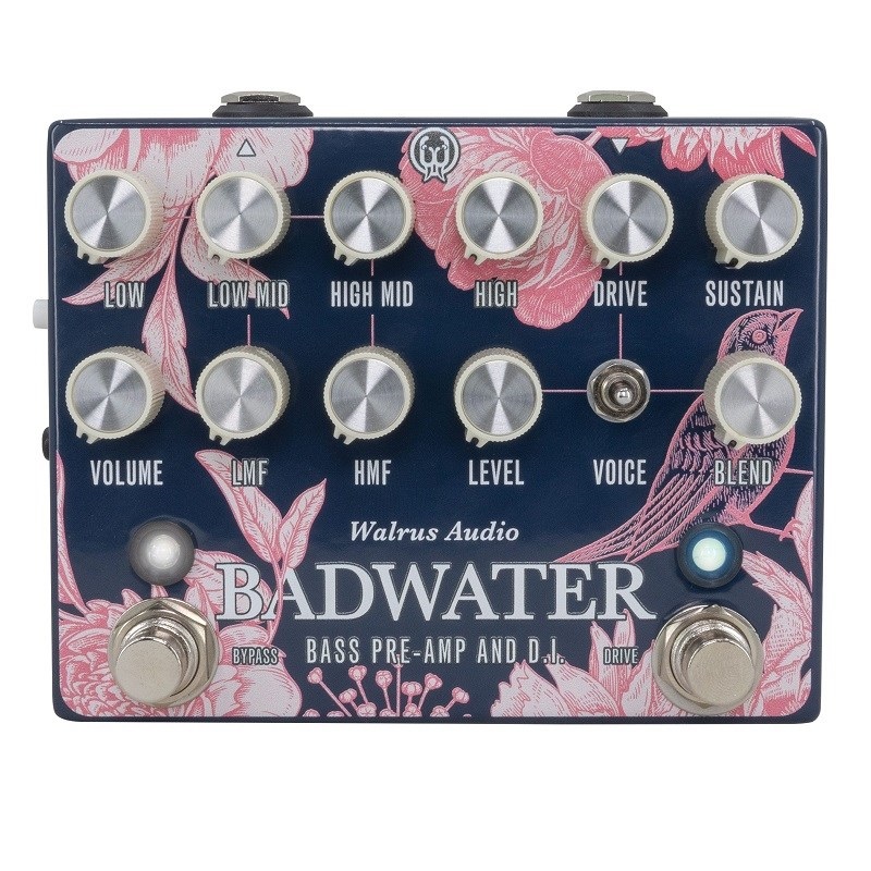 Badwater Bass Pre-amp and D.I. Floral Series [WAL-BADW/FLO]の商品画像