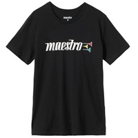 【新楽器応援セール】 Maestro Trumpets Tee (Black)， (Large) [GA-TEE-MAEST-BLK-LG]