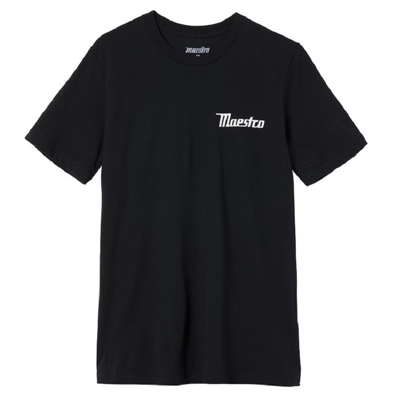 Gibson Maestro Logo Tee (Black)， (XL) [GA-MLTXL] ｜イケベ