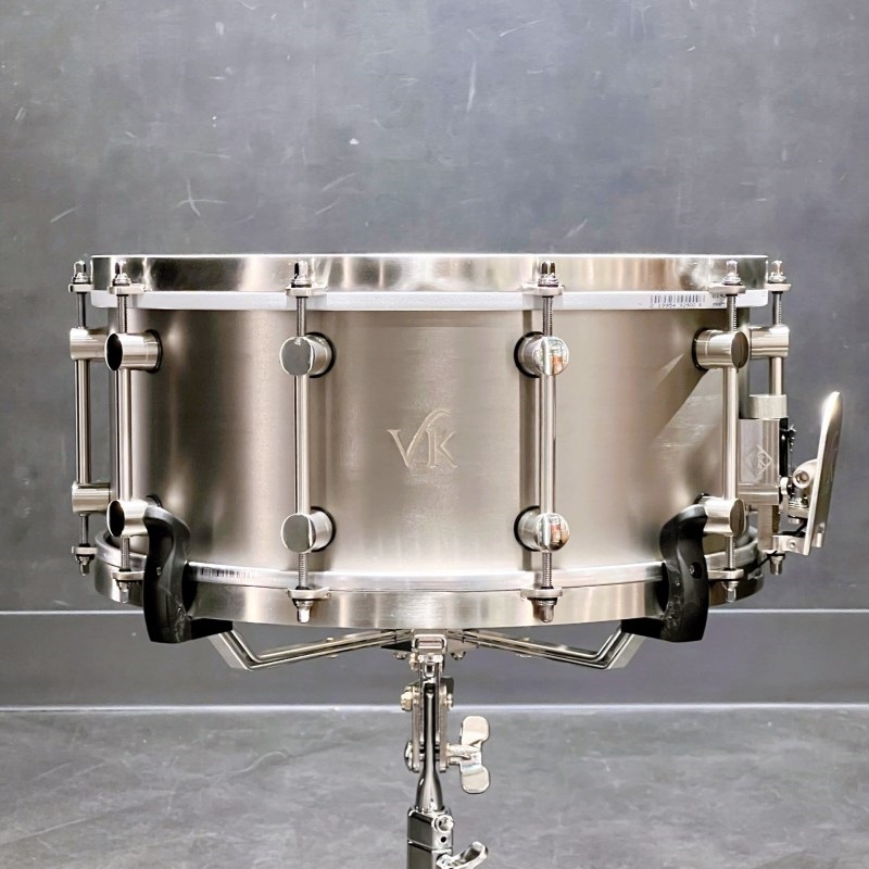 VK DRUMS TITANIUM 1.5mm 14×6.5 SNARE DRUM [Made in England