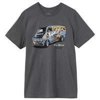 【先取り大特価セール】 Boogie Van Tee (Charcoal)， (XL) [MA-TEE-BVAN-GRY-XL]