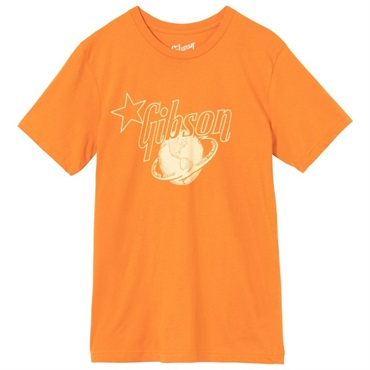 Gibson 【大決算セール】 Frets Heard 'Round the World Tee (Orange)， (Large) [GA-TEE-FRETS-ORN-LG]