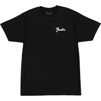 FENDER(R) TRANSITION LOGO TEE BLACK (XL size)(#9192502606)
