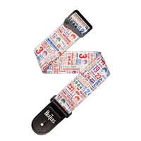 Beatles Guitar Strap [1964 Tour Ticket Stubs Multi-Color/50BTL14]