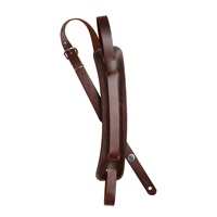 John Lennon Guitar Strap [Brown Leather with Shoulder Pad/19JL01]