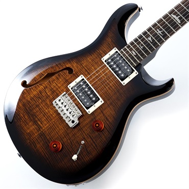 P.R.S. SE Custom 22 Semi-Hollow (Black Gold Burst) SN