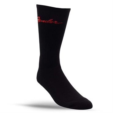 PERRI'S 【創業50周年大決算SALE】 FGA301-001-L FENDER(R) STOMPSOCKS FEAT TOE TAP TECHNOLOGY BLACK (LARGE)