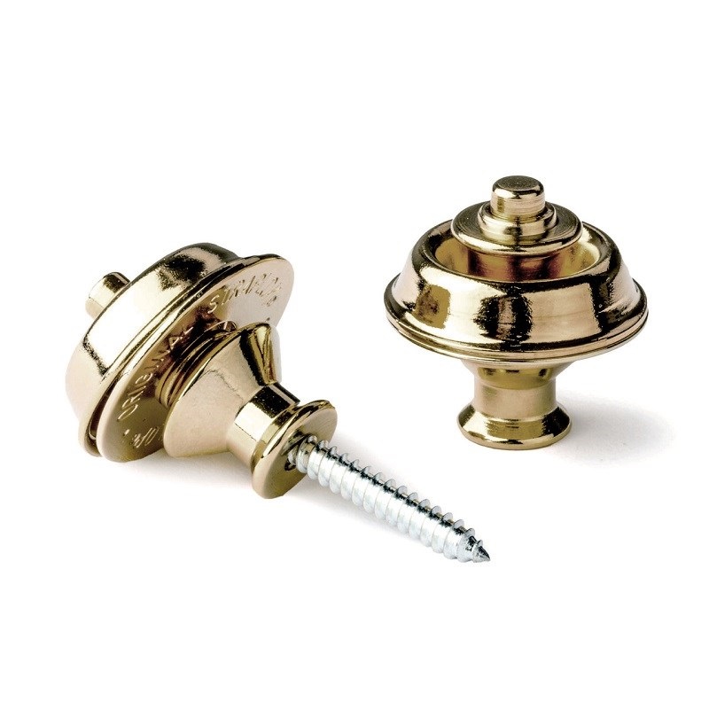 Dunlop (Jim Dunlop) STRAPLOK BRASS[SLS1032BR]