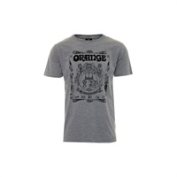 ORANGE CREST T SHIRT GRAY (LARGE)