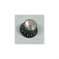Selected Parts/Inch Reflector Knob Tone Black[8242]