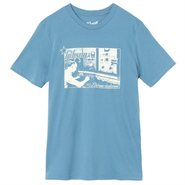 Gibson 【新楽器応援セール】 Electronic Development Tee (Vintage Blue)， XL [GA-TEE-ELEC-BLU-XL]