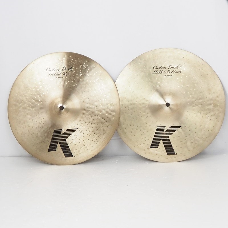 Zildjian USED 中古 K Custom Dark HiHat 14 pair [Top:998g/Bottom:1286g]
