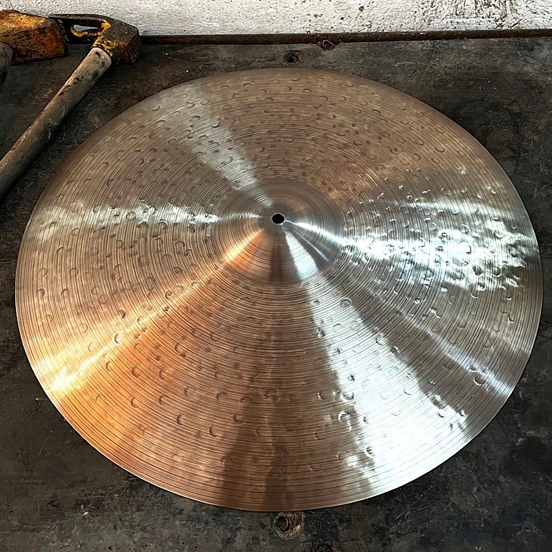 Sabian 22” HH Power Bell Ride Cymbal Unlathed Bell Brilliant Hand Hammered