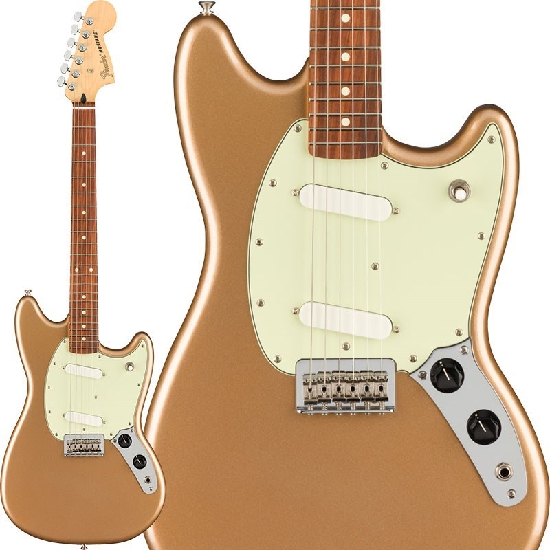 にゃんみさん専用Fender Mexico MUSTANG Fender MEX Player Mustang (Firemist Gold/Pau Ferro) [Made In