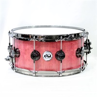 DRU26514SSN101 [Collector's Pure Purpleheart Snare Drum VLT Shell 14''×6.5'' - Natural Satin Oil w/Black Nickel Hardware]