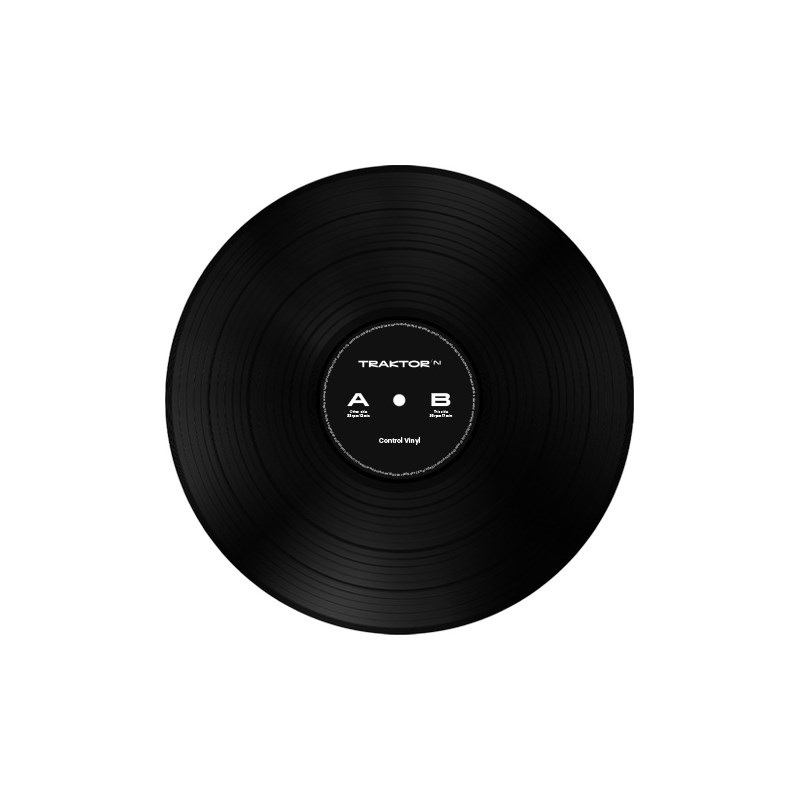 Native Instruments Traktor Control Vinyl Black (1枚)(Traktor用コントロールヴァイナル)