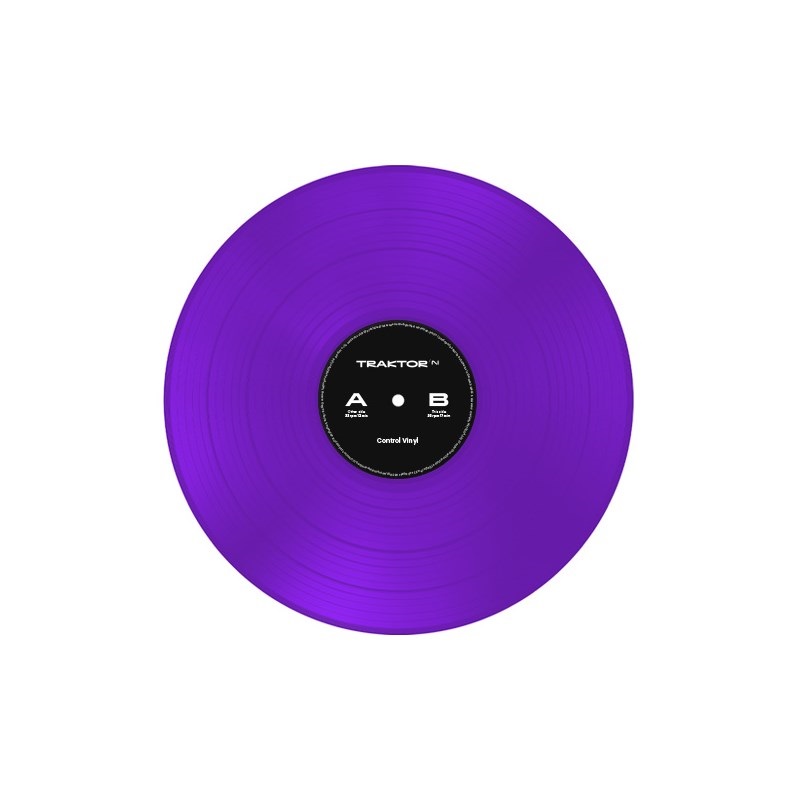 Native Instruments Traktor Control Vinyl Purple (1枚)(Traktor用コントロールヴァイナル)