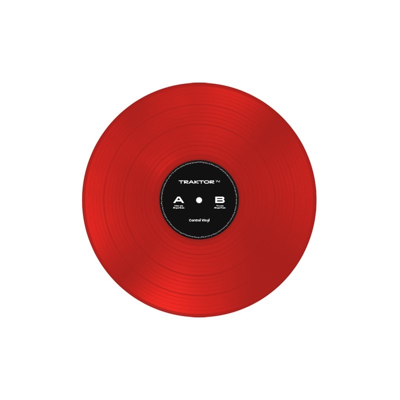 Native Instruments Traktor Control Vinyl Red (1枚)(Traktor用コントロールヴァイナル)