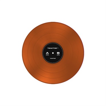 Traktor Control Vinyl Orange Transparent (1枚)(Traktor用コントロールヴァイナル)