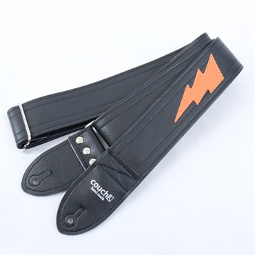 2025年 お歳暮・冬ギフト特集 Guitar Couch Strap ｜イケベ楽器店 BLACK/ORANGE LIGHTNINGBOLT ライト・ランタン